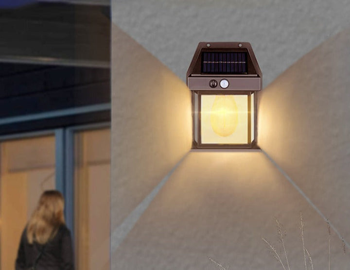 Energieffektiv sol tungsten lampe for utendørs belysning – Værbestandig og miljøvennlig | Luvikno