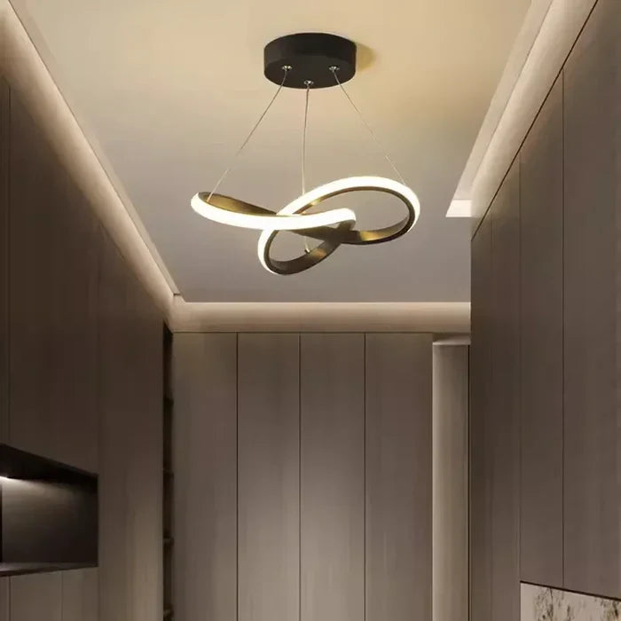 Moderne LED Taklampe - WaveGlow | Luvikno