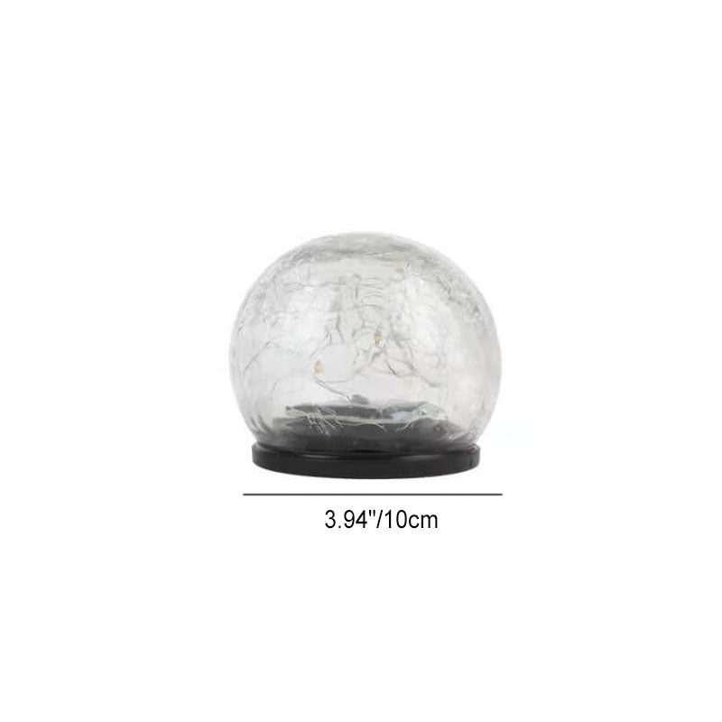 Solar Moderne Minimalistisk Glass Gulv Dekorasjon LED Utendørs Landskapslys | Luvikno