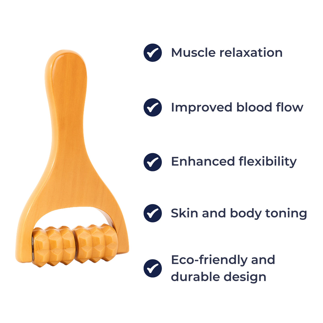 Dyp muskelavlastning – Naturlig trefinish – Ryggen, ben og armer Luvikno