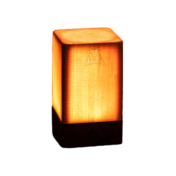 Stilig LED Bordlampe - WoodGlow | Luvikno