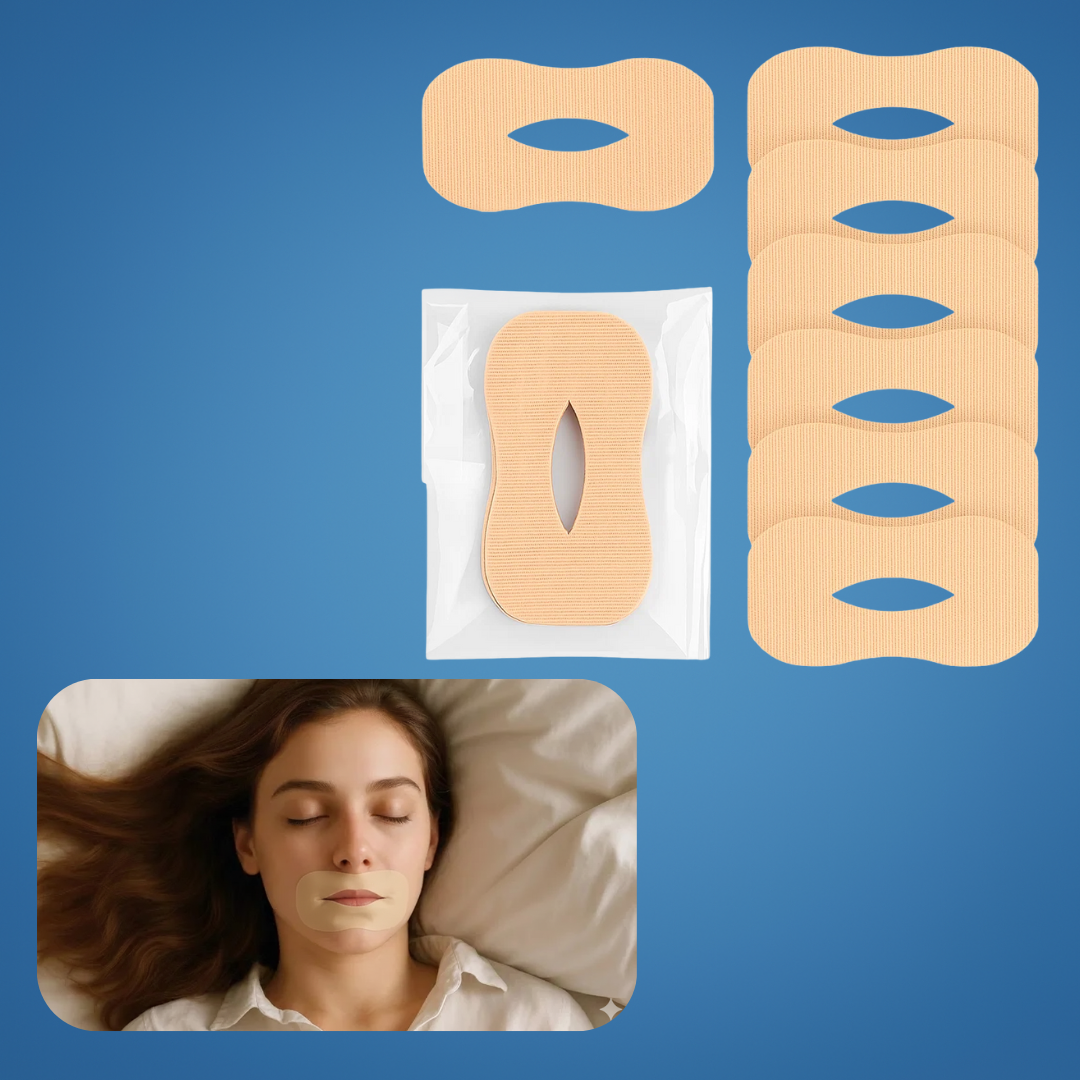 Snorking Munn Tape – Reduksjon av snorking – Hypoallergenisk & Pustende – Forbedre søvnkvalitet & Forebygge tørr munn Luvikno