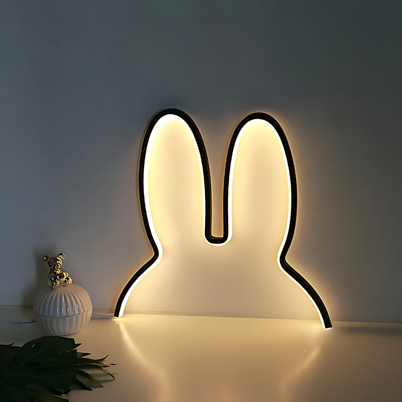 Bunny LED Natt lys for Barnerom | Luvikno