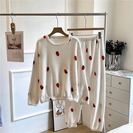 Luvik | Fleece Mukavuus Pyjama - Söpsö, Lämmin ja Mukava 7 Trendikkäässä Vaihtoehdossa