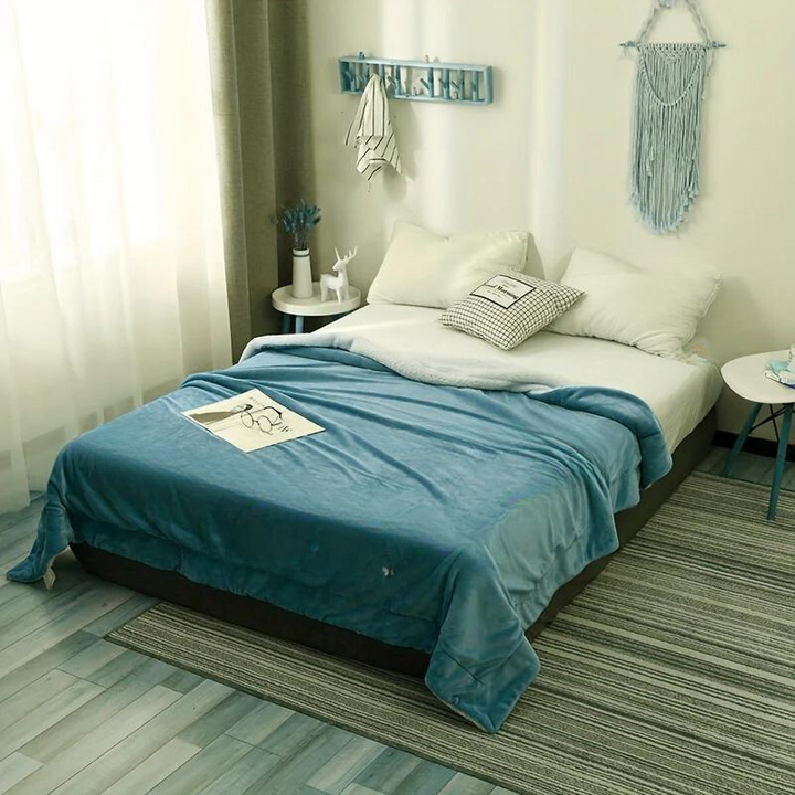 LuxeFlannel – Dobbelt-sidig Sherpa Teppe for Ultimat Komfort Luvikno