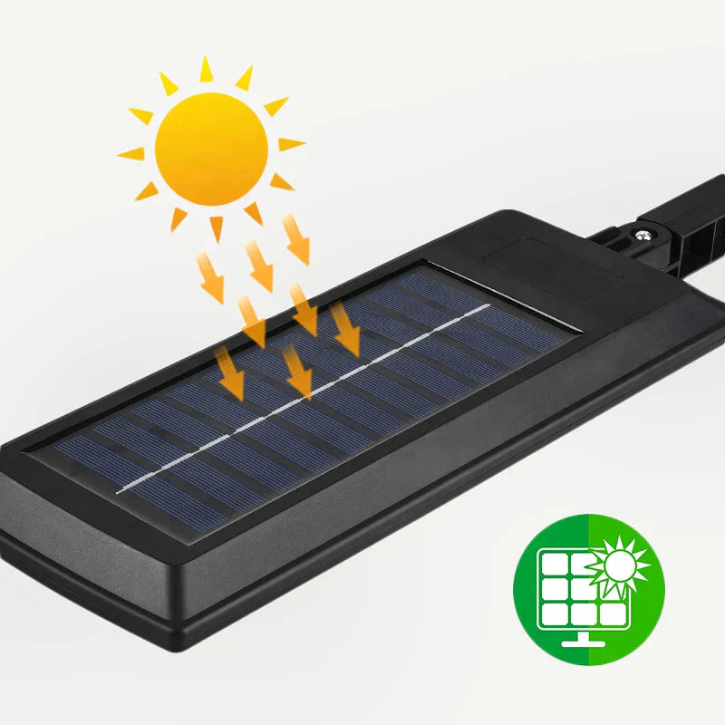Luvikno | Trådløst LED Solsikkerhetslys - 100% Solenergi!