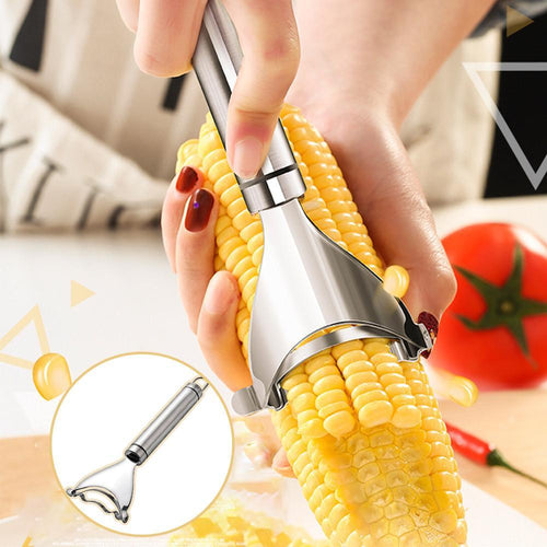 Corn cob peeler laget av rustfritt stål | Luvikno