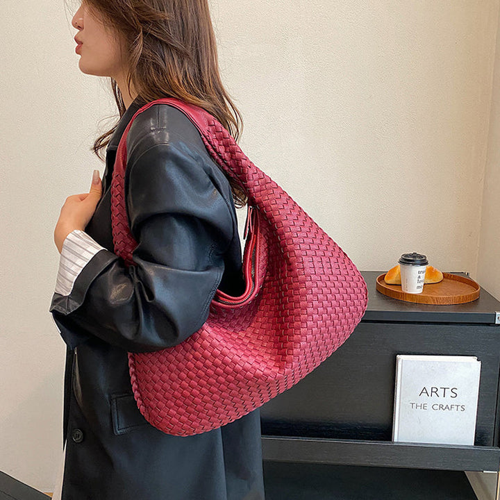 Elegant vevd bag for kvinner | Luvikno