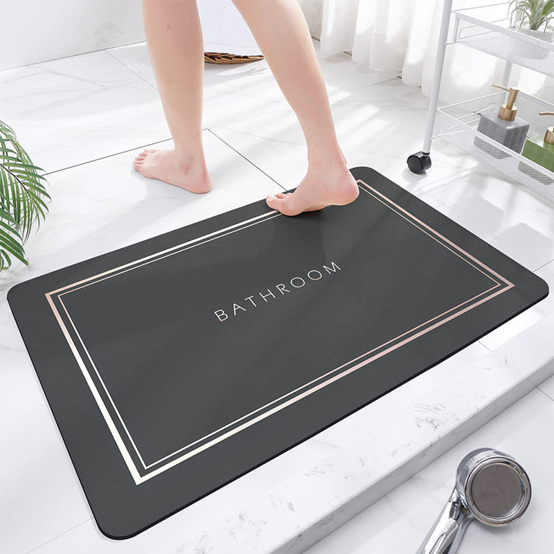 Minimalist Super Absorbent Quick Drying Bath Mat | Luvikno