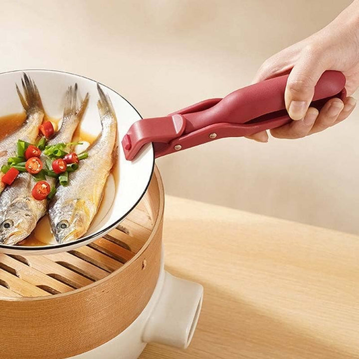 Multi-Purpose Anti-Scald Bowl Holder Clip for Kitchen | Luvikno