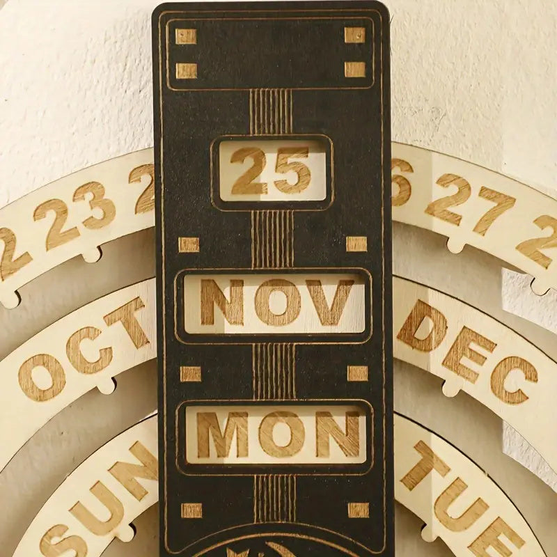 Tre roterende sirkulær evig kalender | Luvikno