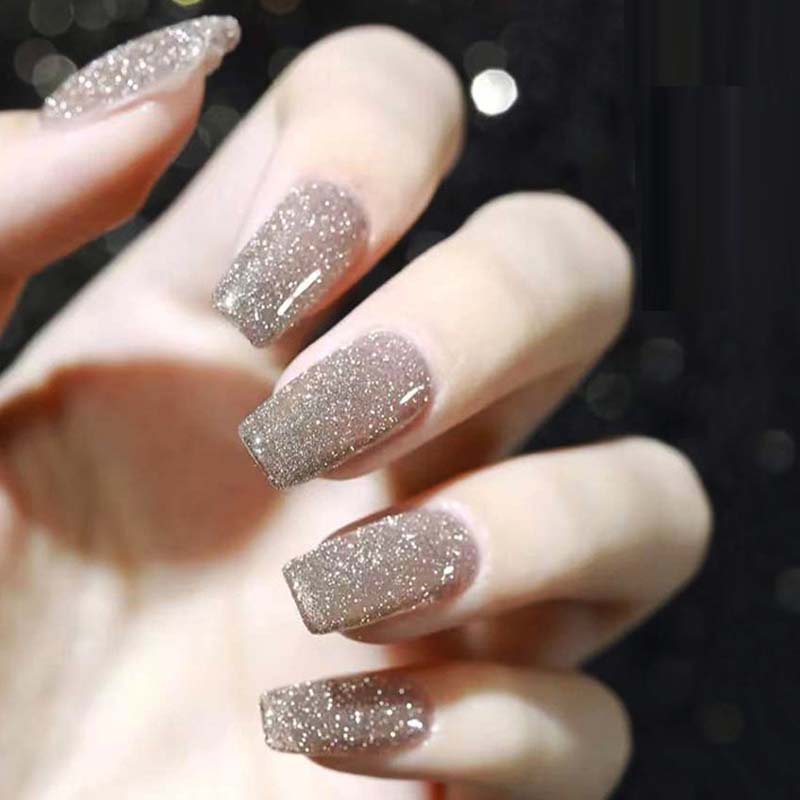 Høy tetthet glitter neglelakk gel | Luvikno
