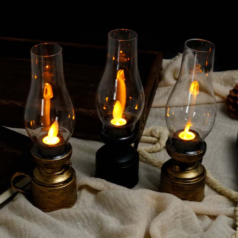 Elektronisk LED Vintage Oljelampe | Luvikno