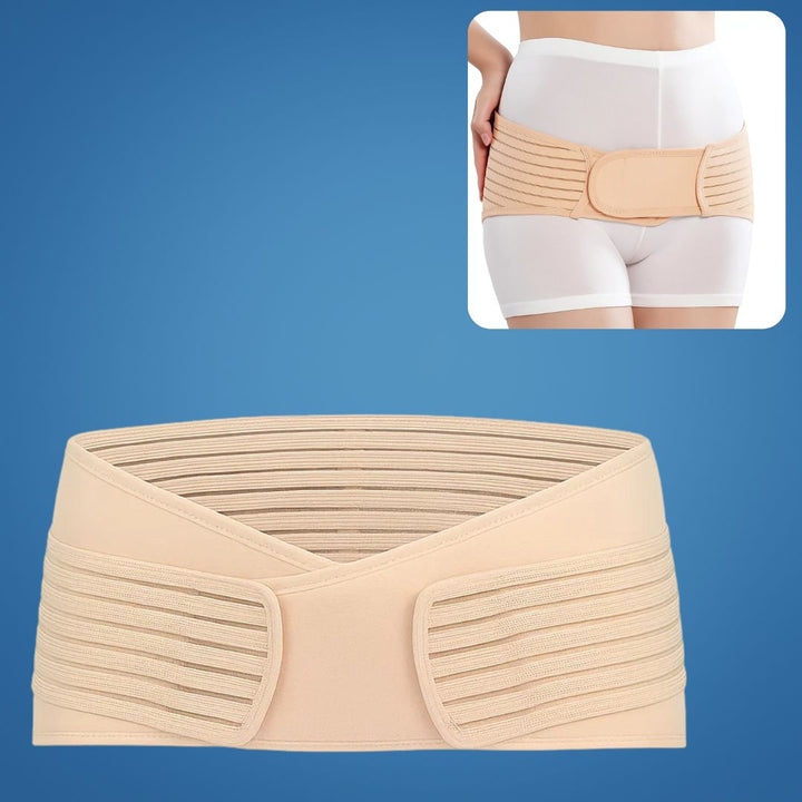 Postpartum Recovery Support – Pustende Stoff – Lindre Becken- og Ryggsmerter for Nybakte Mødre Luvikno