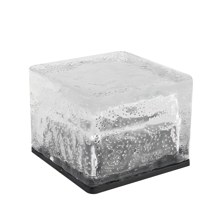 Square Creative Ice Luviknoock LED Vanntett Smart Solar Utendørs Belysning | Luvikno