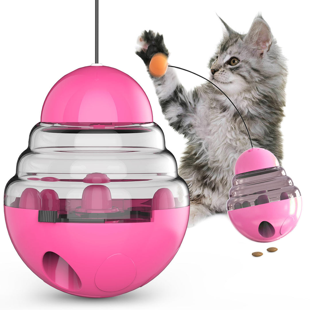 Wobble Food Teaser – Interaktiv Fôrball & Stang for Katter Luvikno