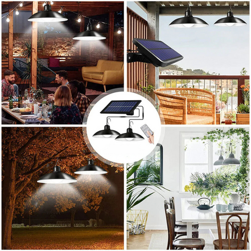 LumiFlex – Solenergi Pendellampe for Hage og Interiør Luvikno