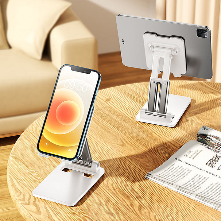 Luvikno | Justerbar Ergonomisk Sammenleggbar Tablet/Telefon Stativ