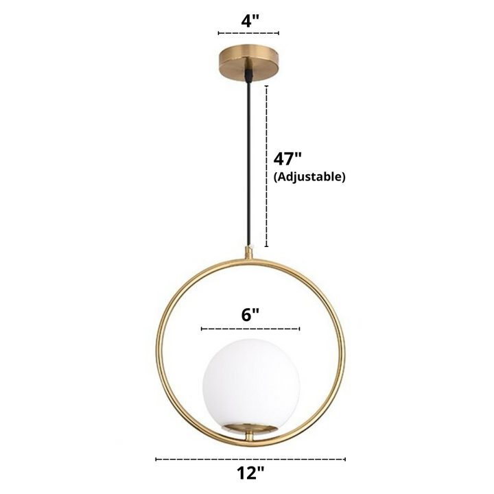 Nordic Glass Pendant Lamps | Luvikno