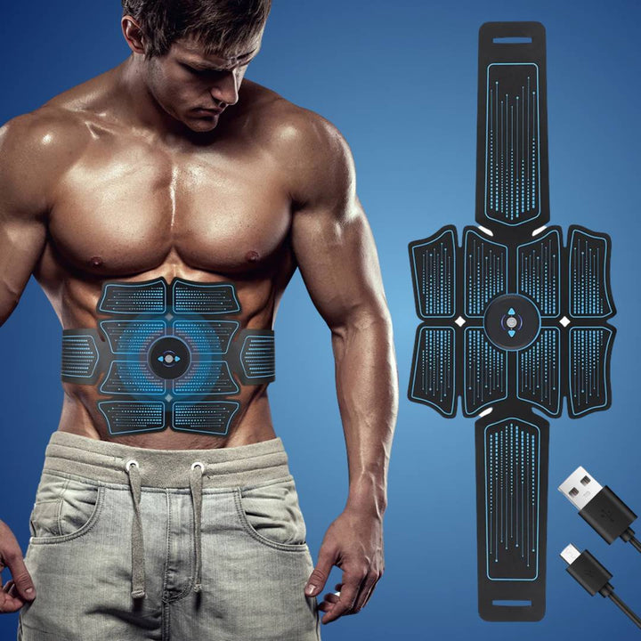 CorePulse Abdomenal Elektrisk Muskelstimulator | Belte for Muskeltoning - Magefettapning - Post-treningsgjenoppretting og Smertelindring Luvikno