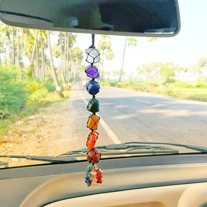 7 Chakra Stein Healing Crystal Tree of Life Dekorasjon | Luvikno