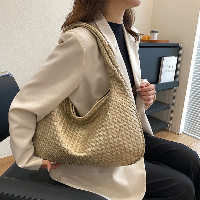 Elegant vevd bag for kvinner | Luvikno