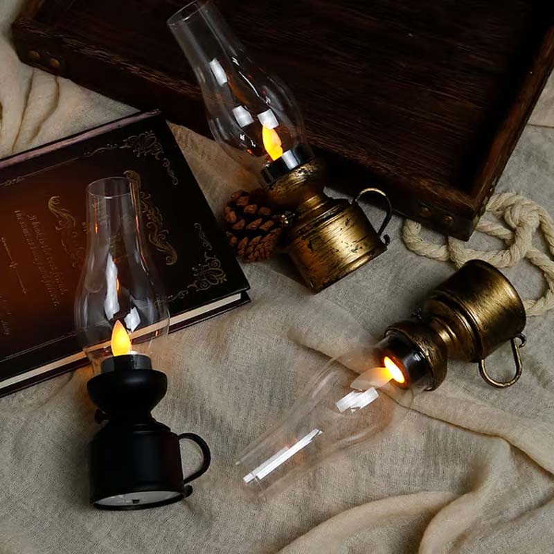 Elektronisk LED Vintage Oljelampe | Luvikno