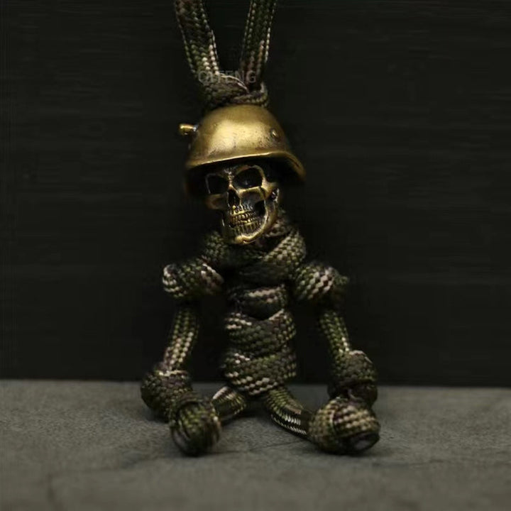 Luvikno | Skeleton Soldier Paracord Nøkkelring