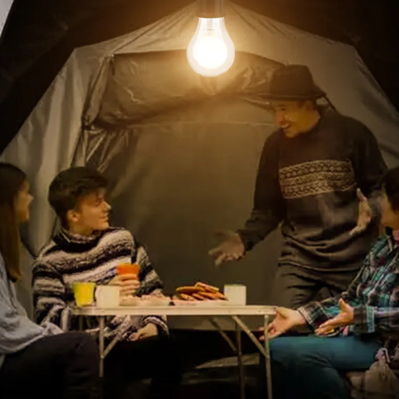 Utendørs camping hengende Type-C ladelys retro lyspære | Luvikno
