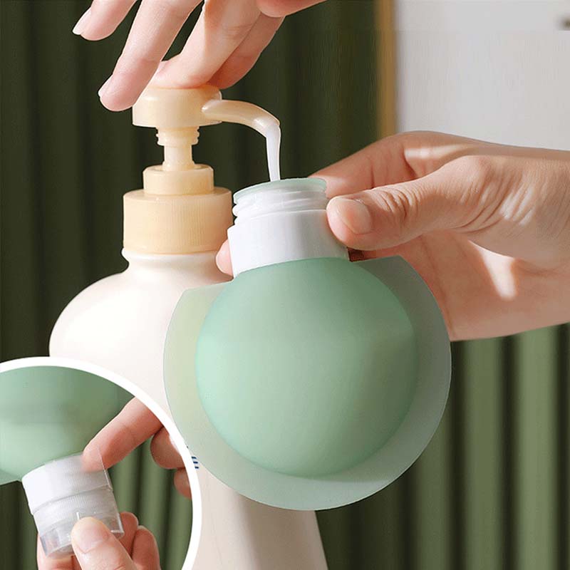 Luvikno | Portable reiseflaske laget av silikon med stor diameter