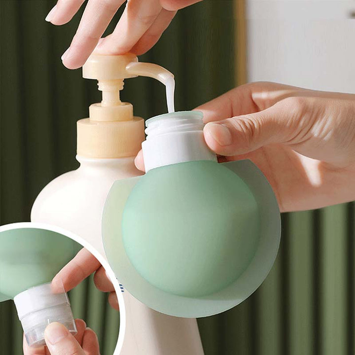 Luvikno | Portable reiseflaske laget av silikon med stor diameter