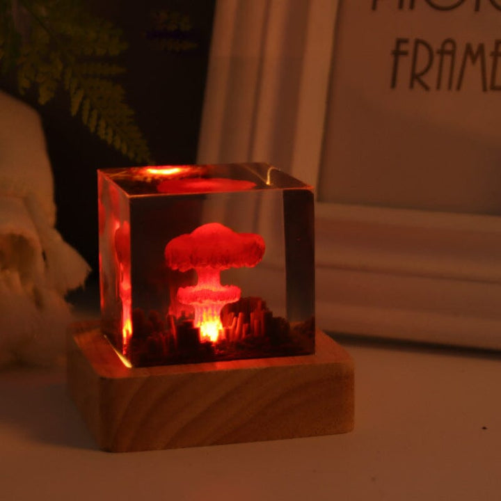 Resinlampe med eksplosive bomber | Luvikno
