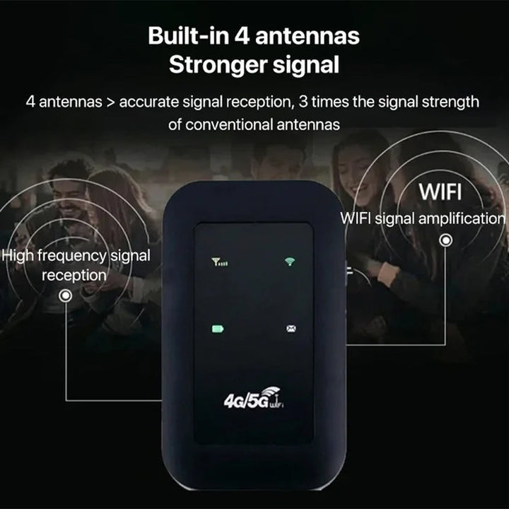 Trådløs bærbar WiFi | Luvikno