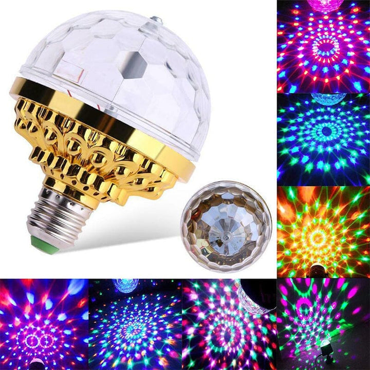 LED Disco Ball Fargerik Roterende Lyspære | Luvikno