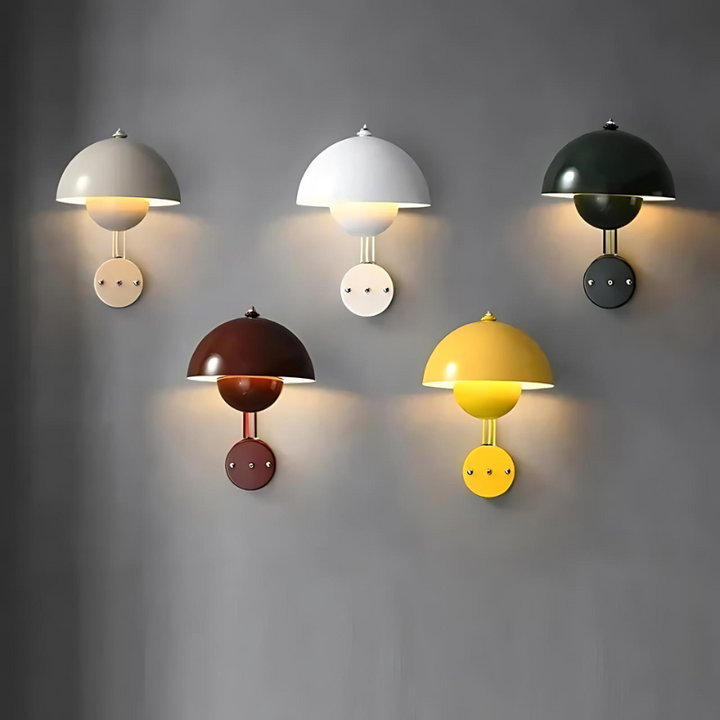 Moderne LED vegglampe i soppdesign | Luvikno