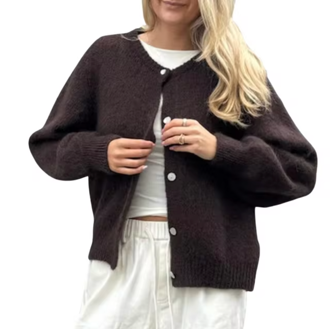 Luvik | Neulecardigan napituksella