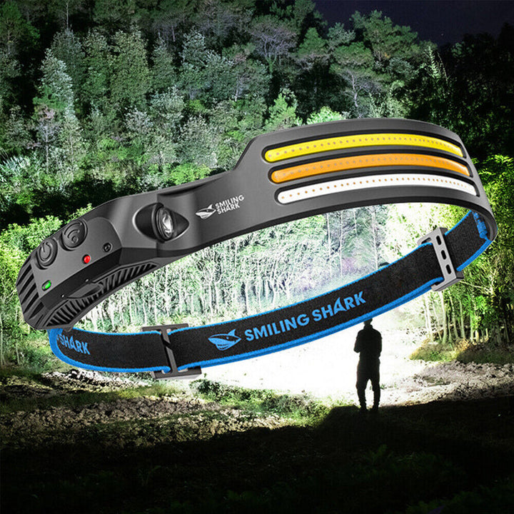 Luvikno | Led USB Oppladbar Kraftig Hodelykt