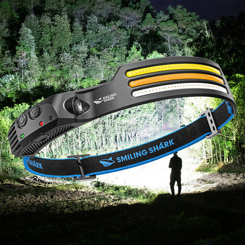 Luvikno | Led USB Oppladbar Kraftig Hodelykt