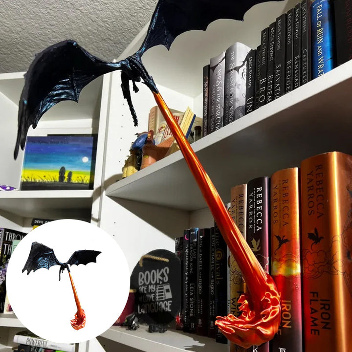 Dragon Flame Book Niche | Luvikno