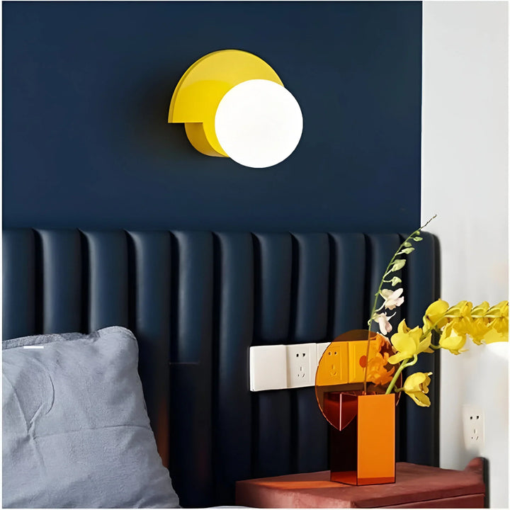 LumiGlow – Moderne Halvsirkel Vegglampe