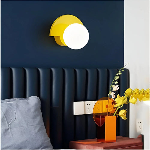 LumiGlow – Moderne Halvsirkel Vegglampe