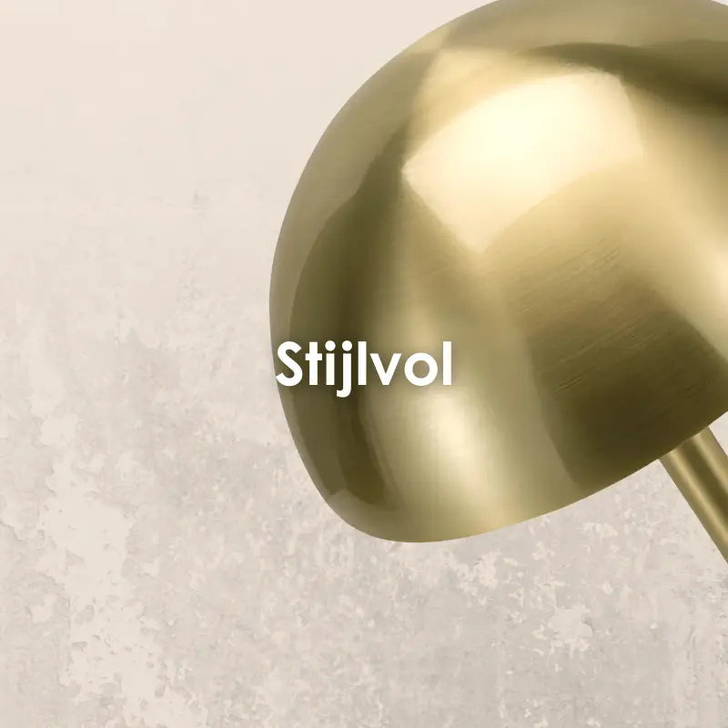 Luvikno | Belyst Sopplampe - Elegant LED Bordlampe Varm Hvit
