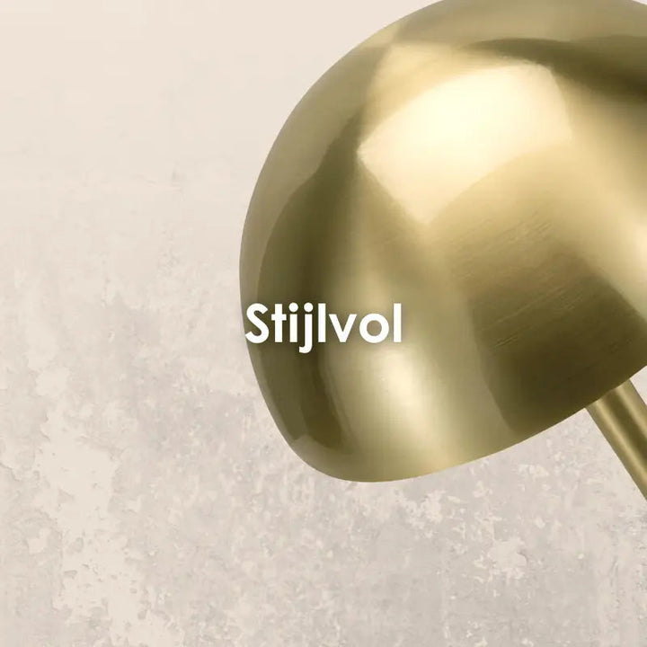 Luvikno | Belyst Sopplampe - Elegant LED Bordlampe Varm Hvit