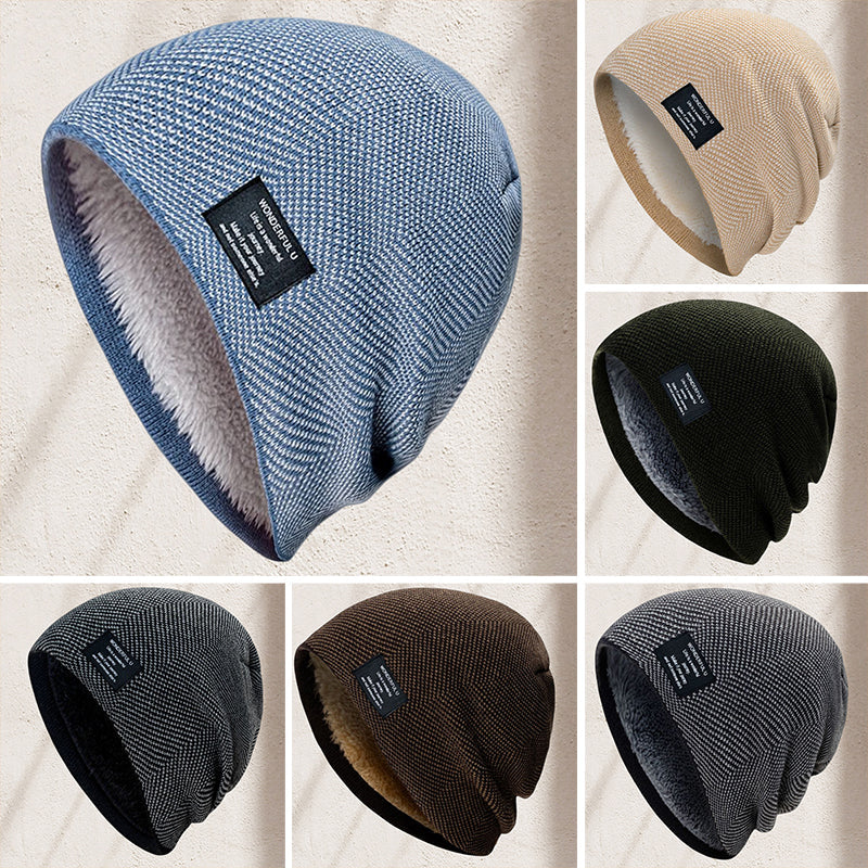 Luvikno | Vinter Utendørs Fleece Strikket Lue