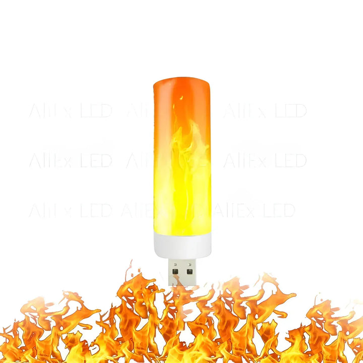 Luvikno | Flammeeffektlampe – 9W LED-lampe med realistisk flammeglød