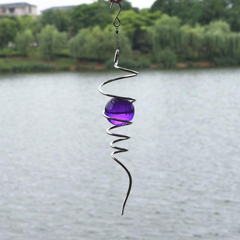Spiral Crystal Ball Pendant | Luvikno