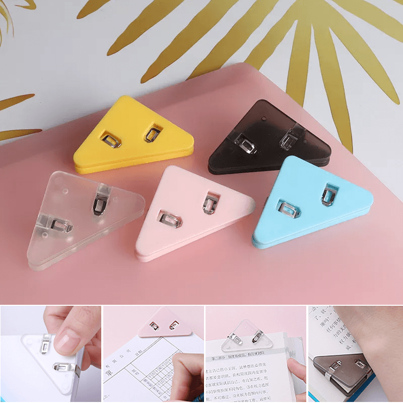 Triangle Corner Data Clip | Luvikno
