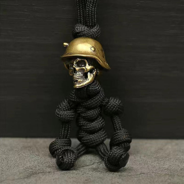 Luvikno | Skeleton Soldier Paracord Nøkkelring