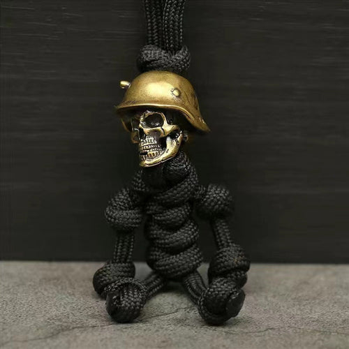 Luvikno | Skeleton Soldier Paracord Nøkkelring