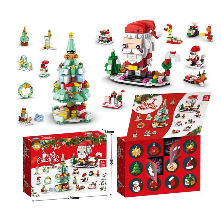 BuildJoy - Festlige Byggeklosser Adventskalender Luvikno